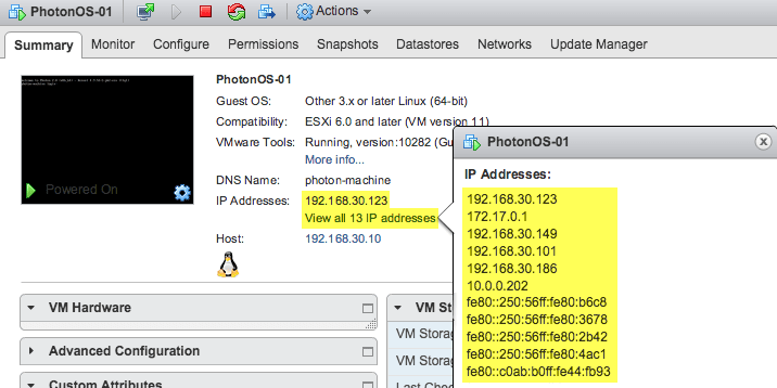 configure mac address for vnic using the web client
