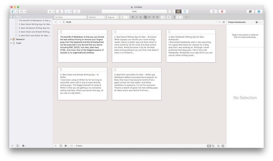 book writing software for mac